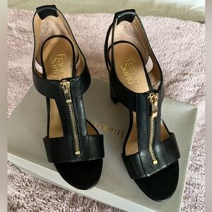 Franco Sarto “Myriad” Block Heeled Sandals